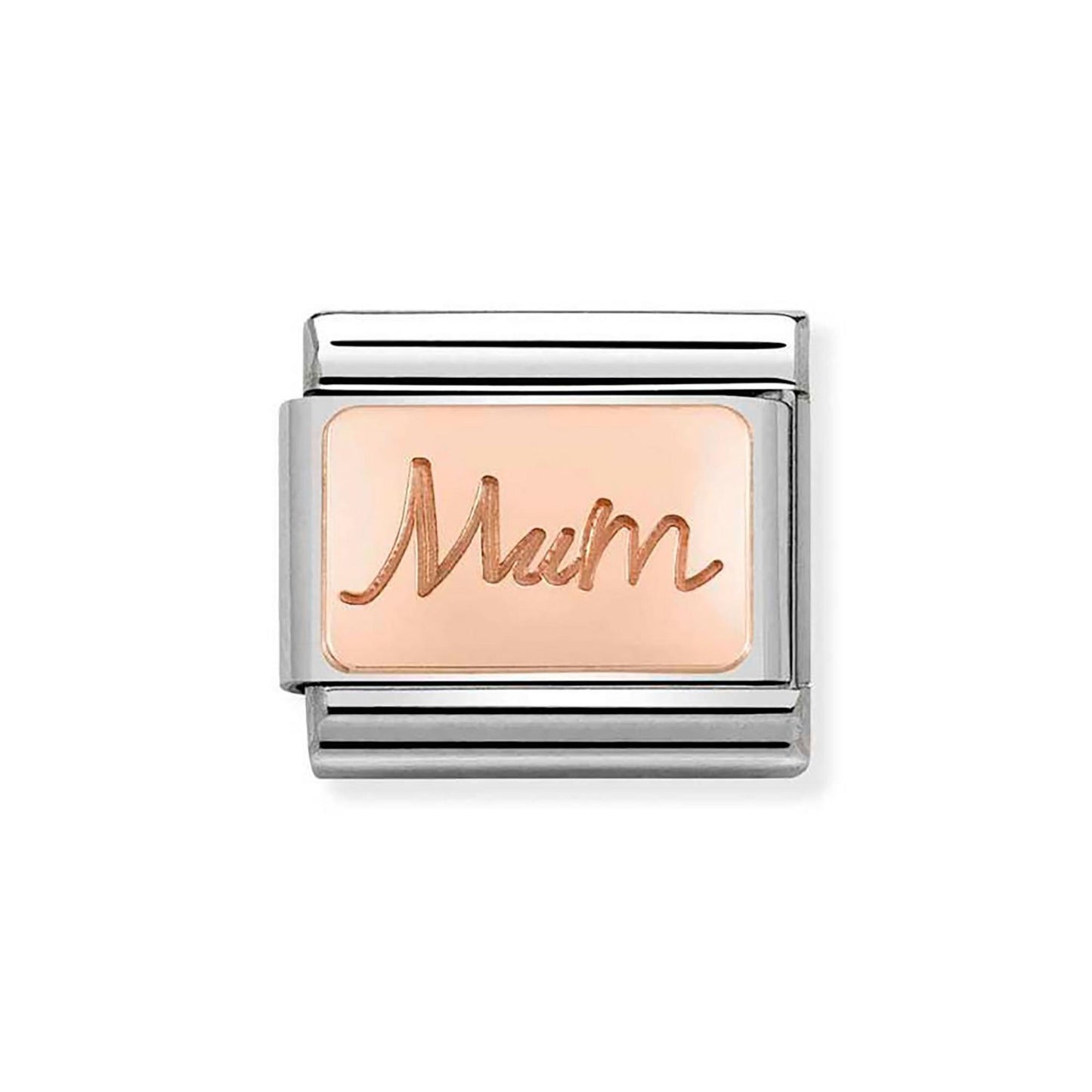 Rose Gold Plated Mum Charm