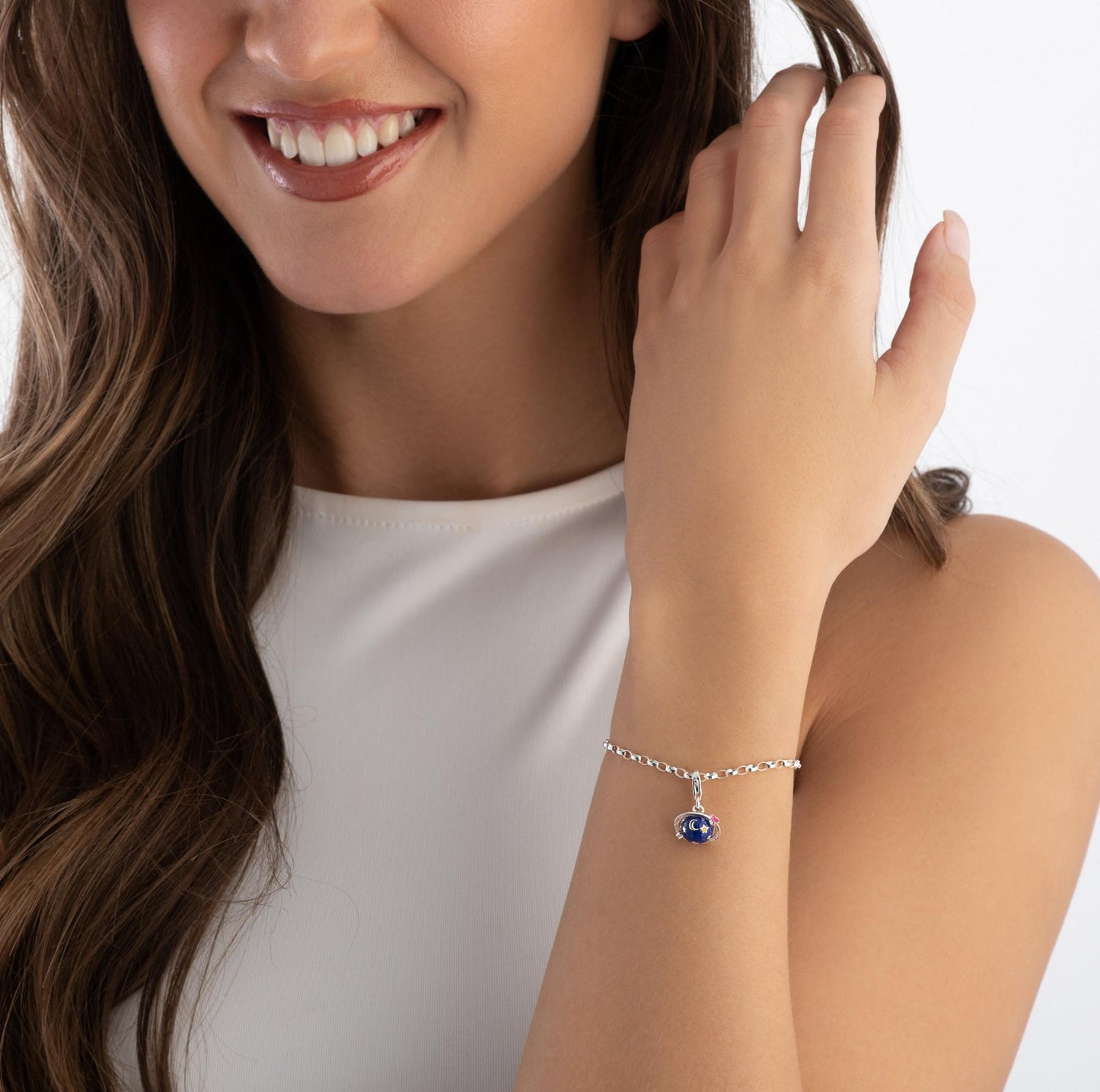 CZ Planet Charm