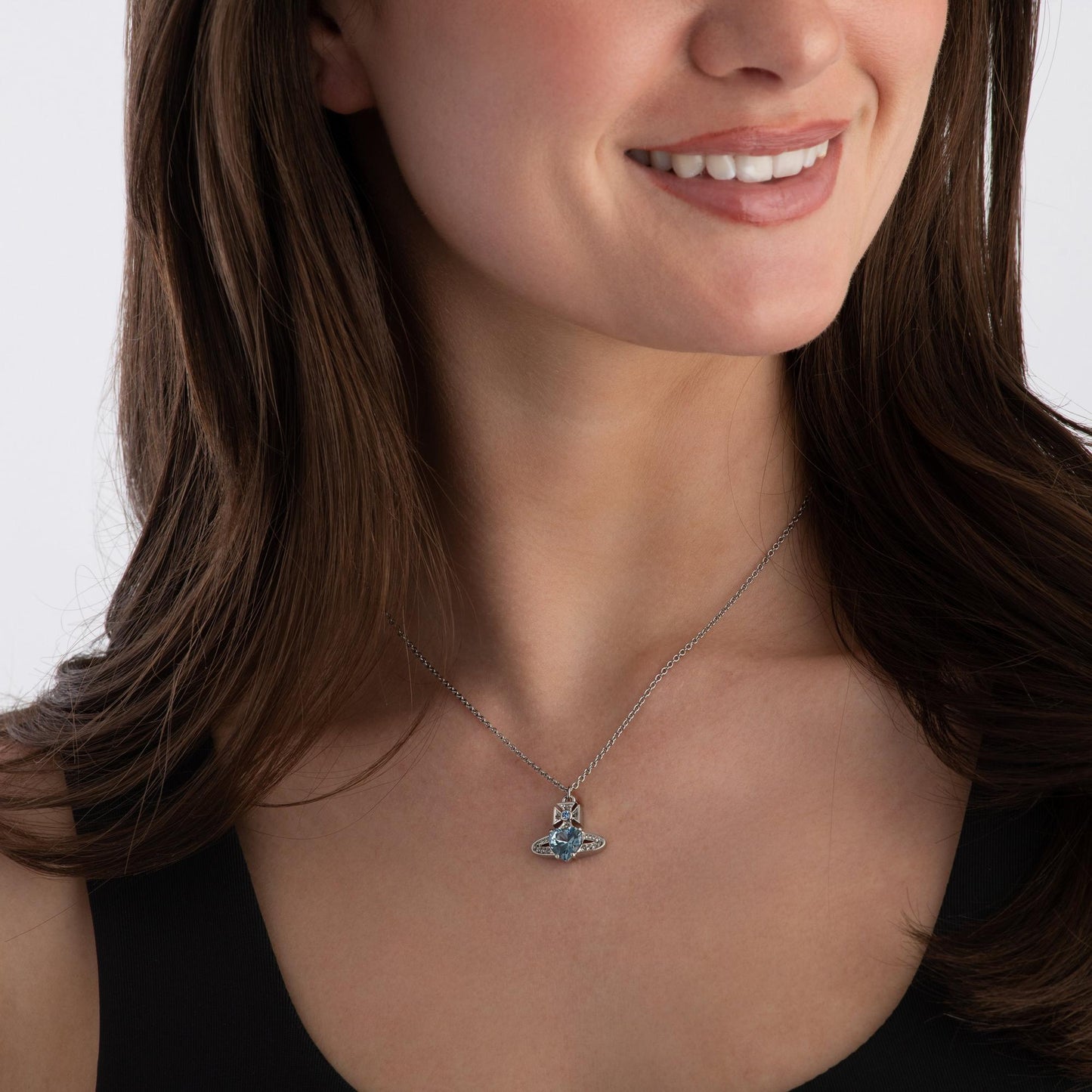 Blue CZ Pendant (Ariella Style)