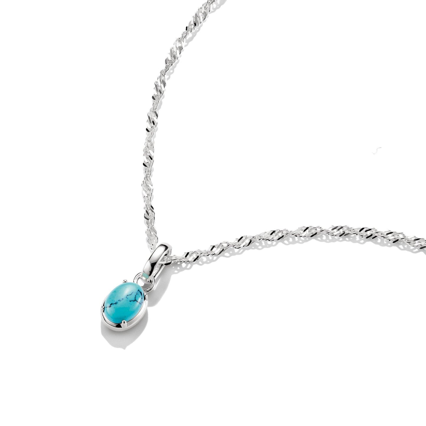 Connect Silver December Birthstone Charm