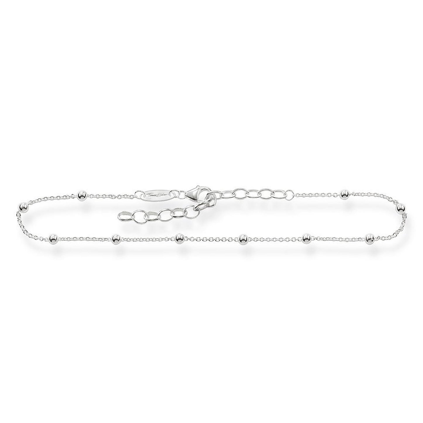 Glam Soul Silver Anklet