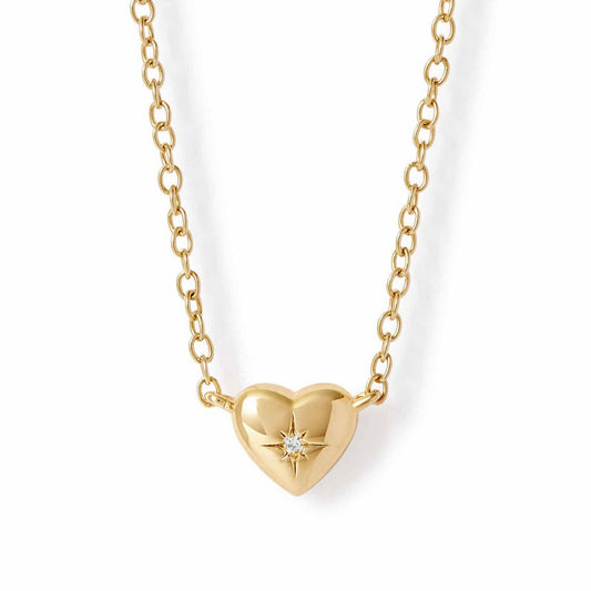 Astley Clarke Biography 18ct Yellow Gold Vermeil Sapphire Heart Necklace