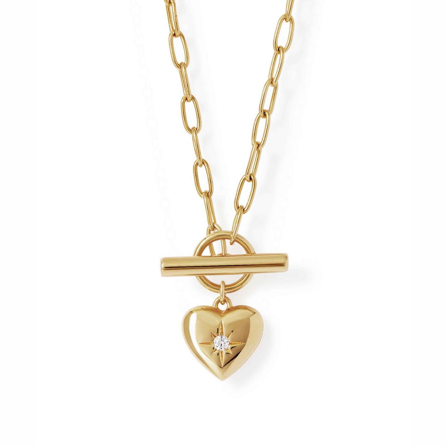 Astley Clarke Biography 18ct Yellow Gold Vermeil T-Bar Necklace