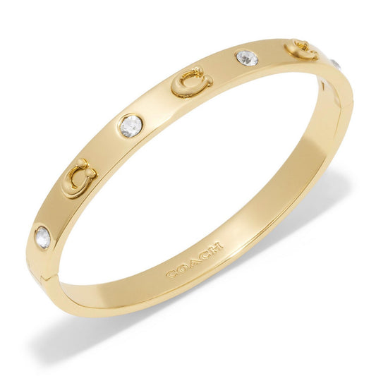 Gold Tone CZ Bangle