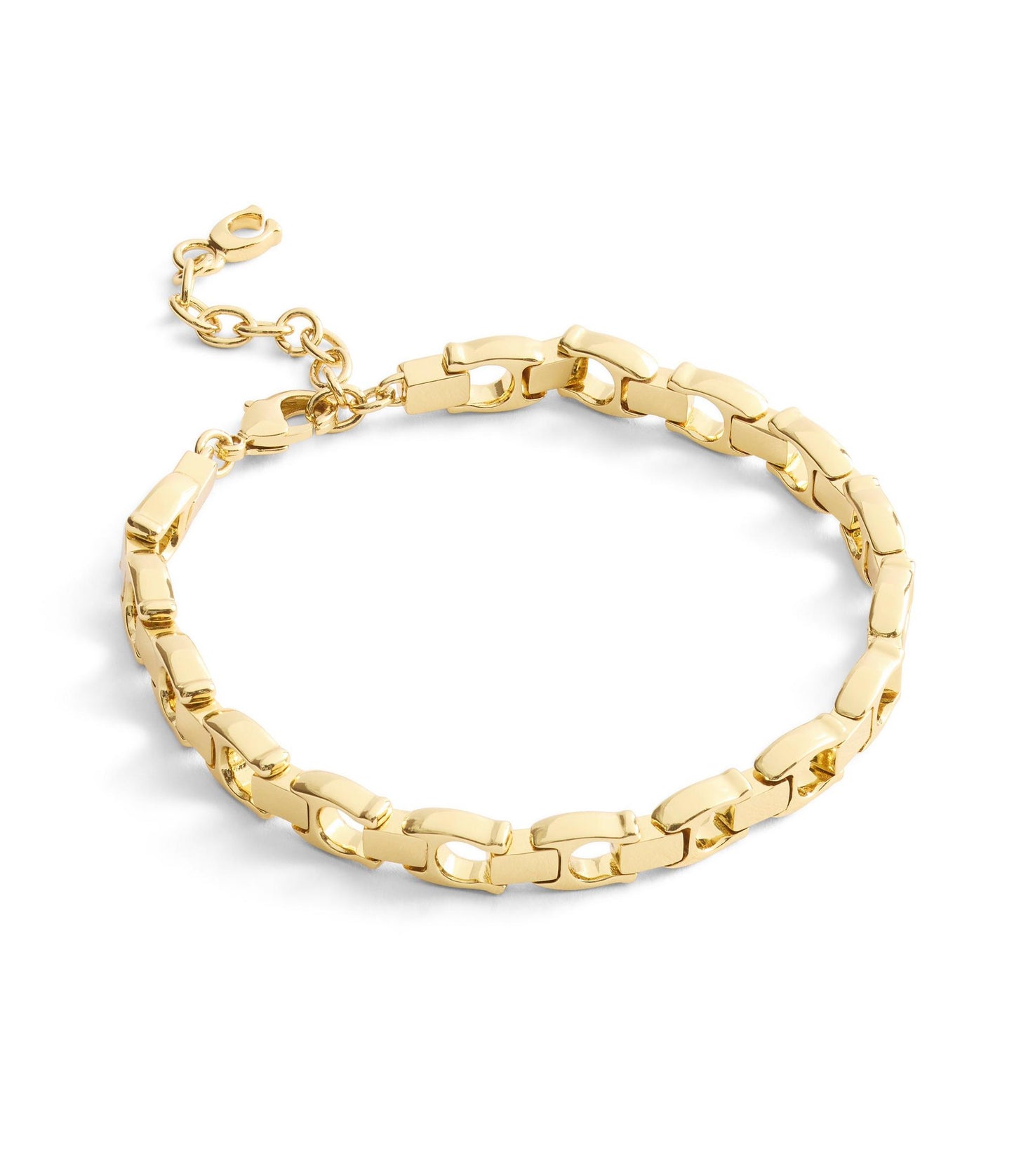 Yellow Gold Tone Link Bracelet