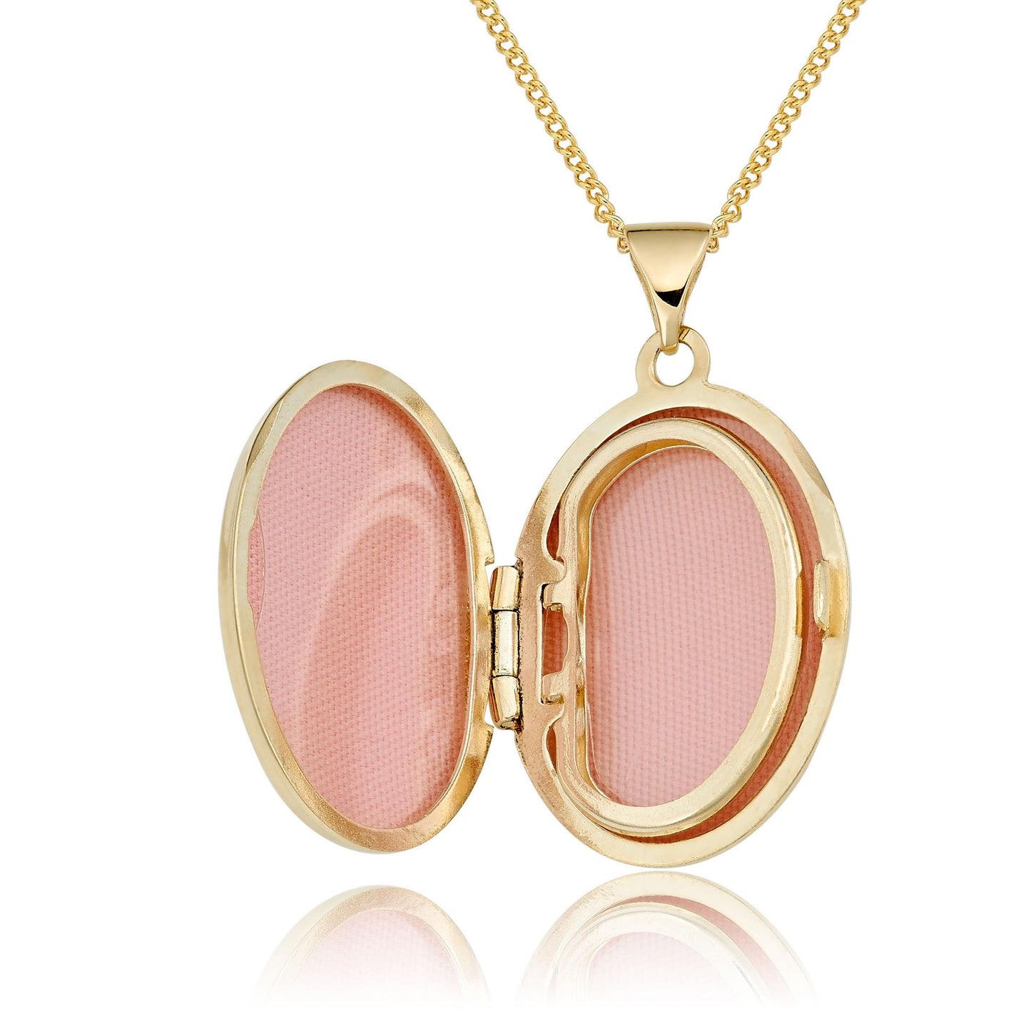 9ct Yellow Gold Filigree Family Locket