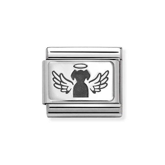 Angel Dog Charm