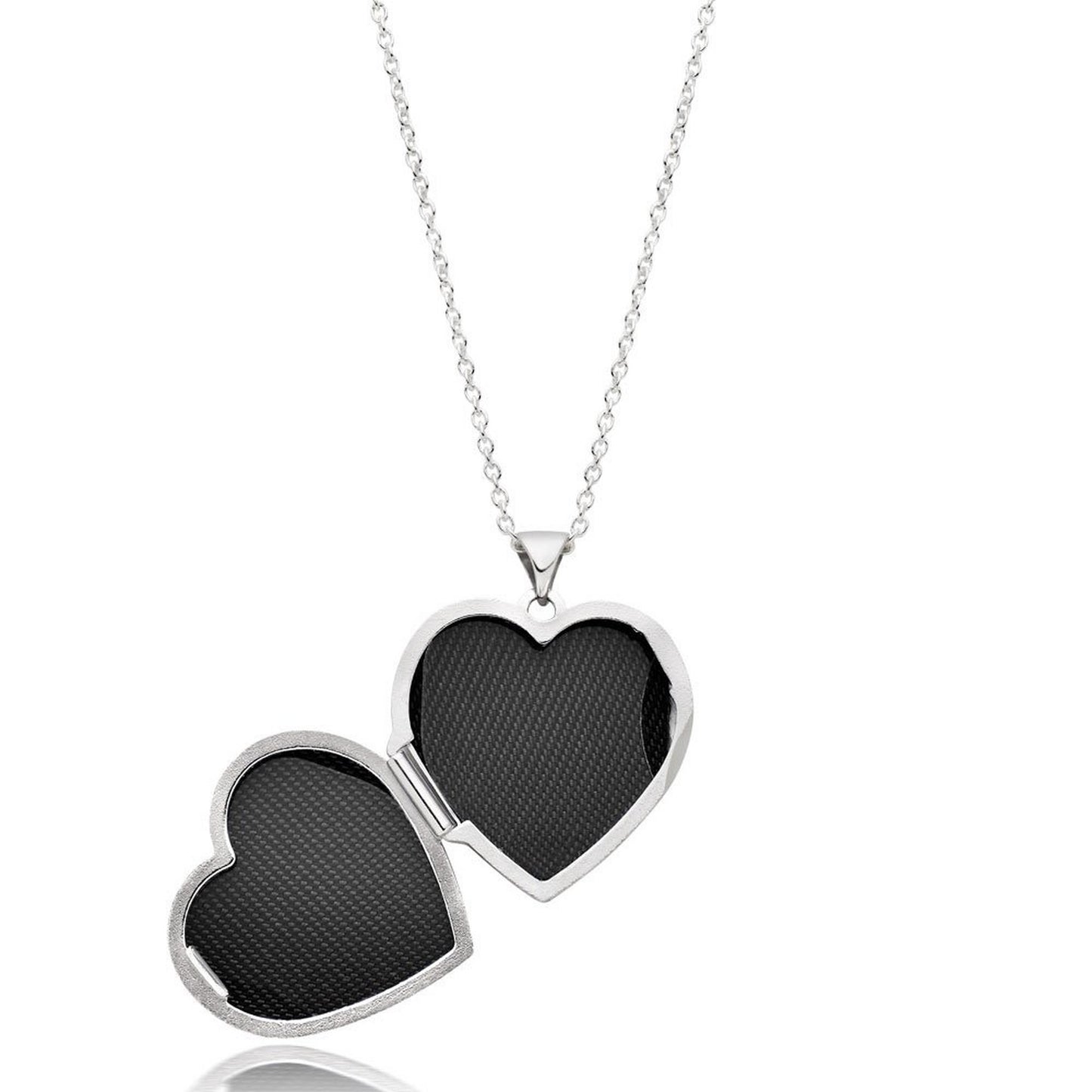 Silver Tree Heart Locket