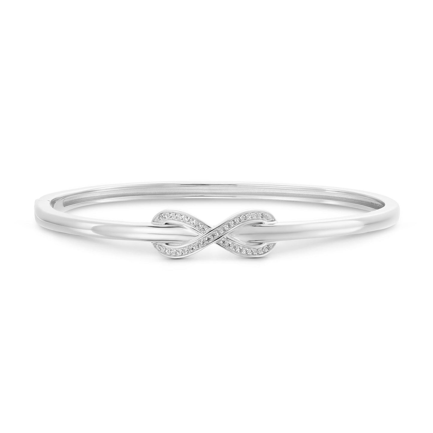 CZ Infinity Bangle