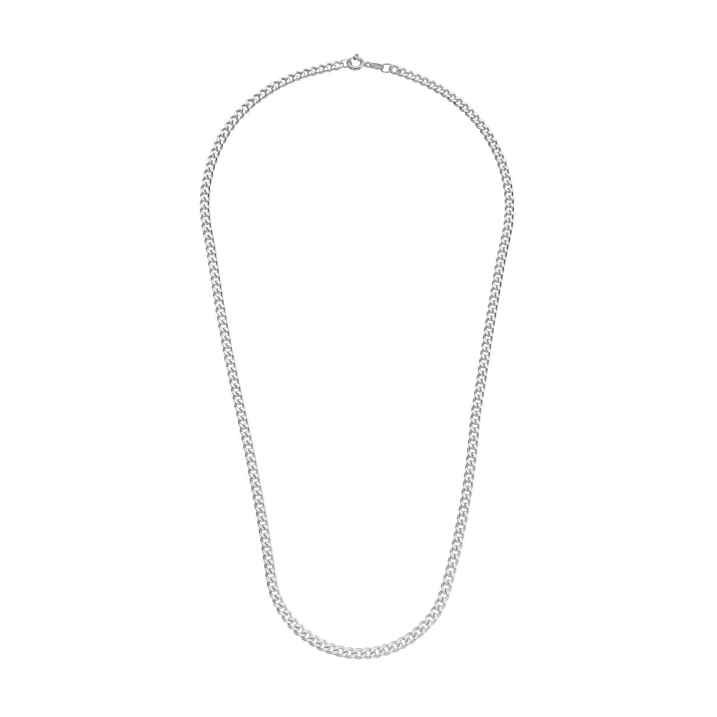 Silver Curb Chain