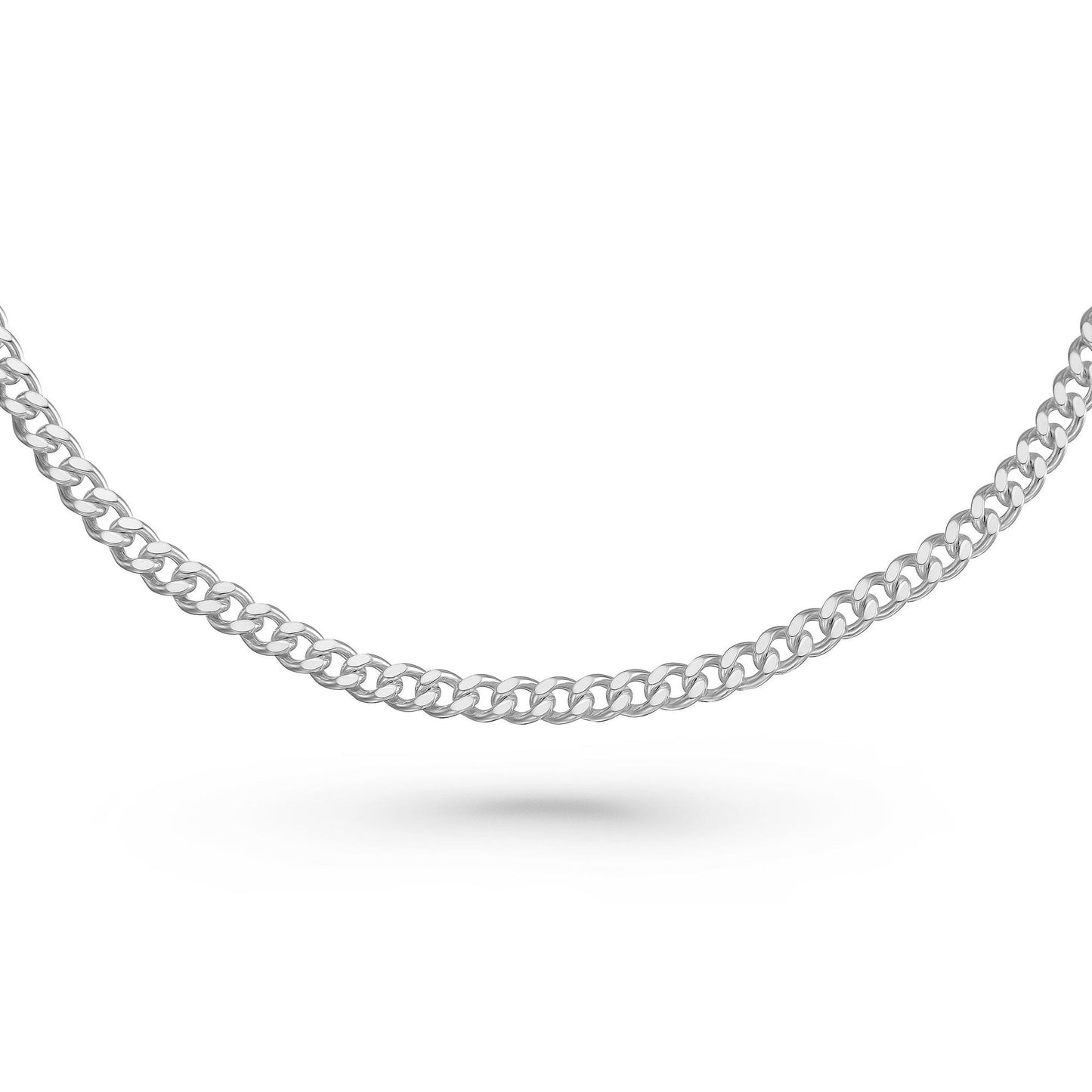 Silver Curb Bracelet