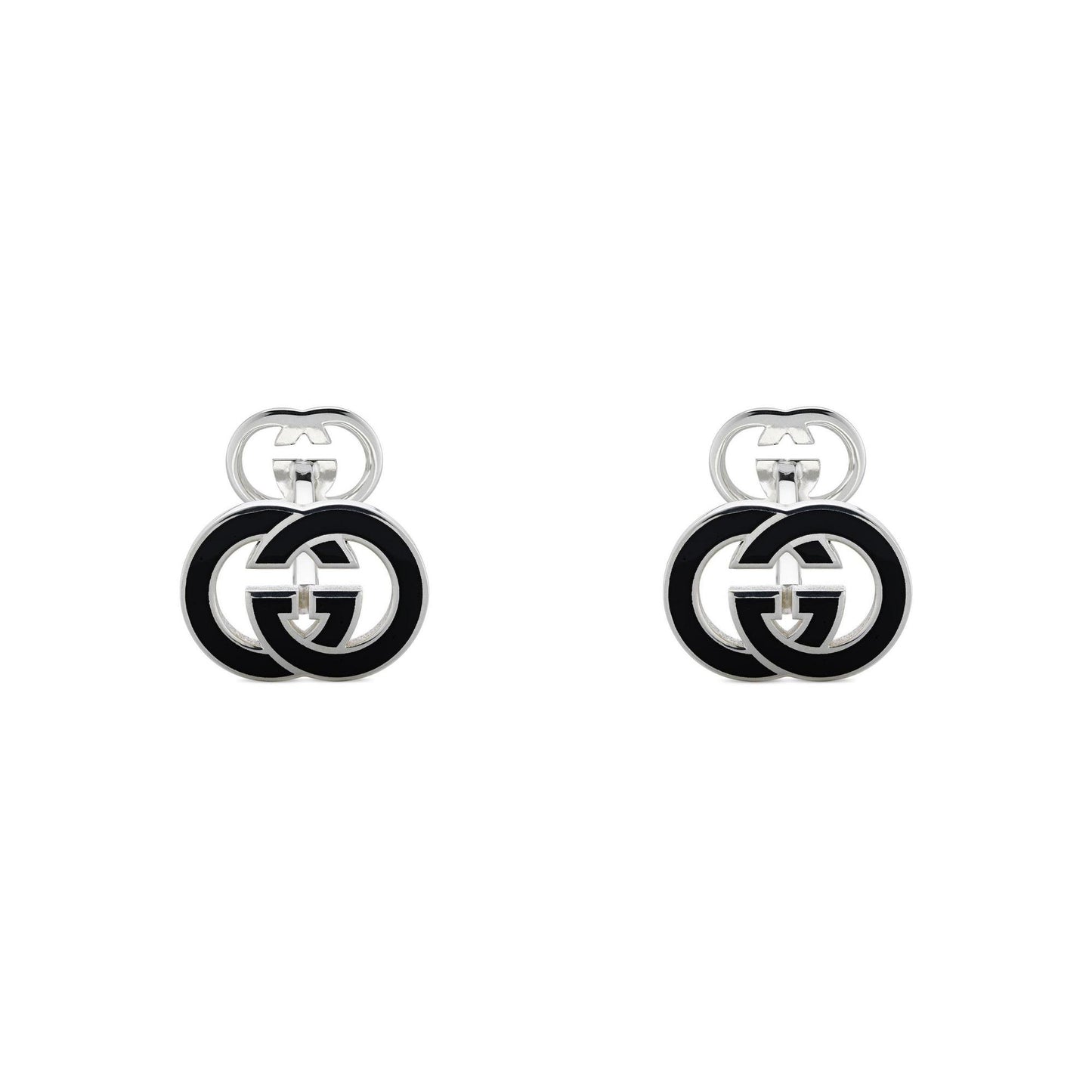 Silver Interlocking Cufflinks