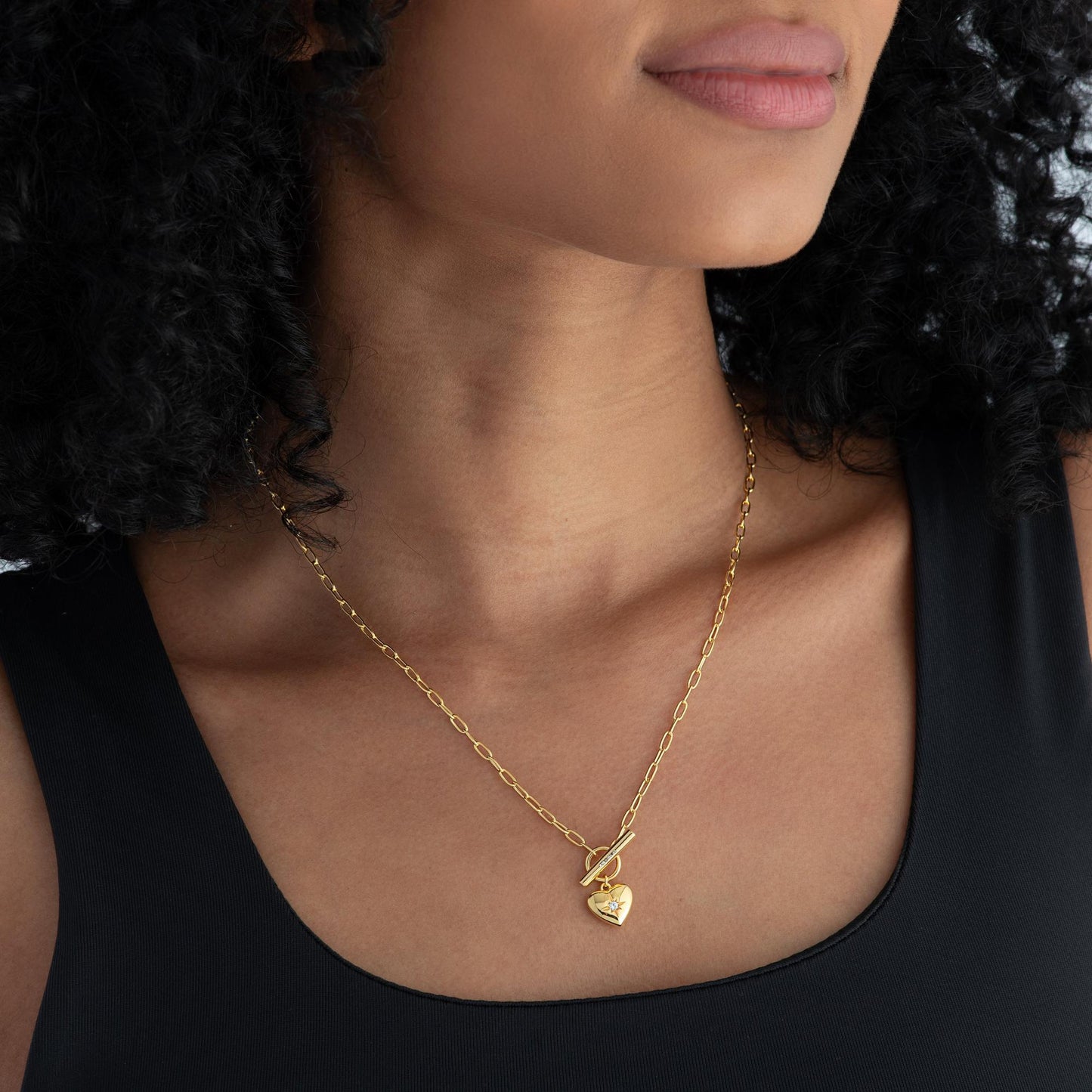 Astley Clarke Biography 18ct Yellow Gold Vermeil T-Bar Necklace