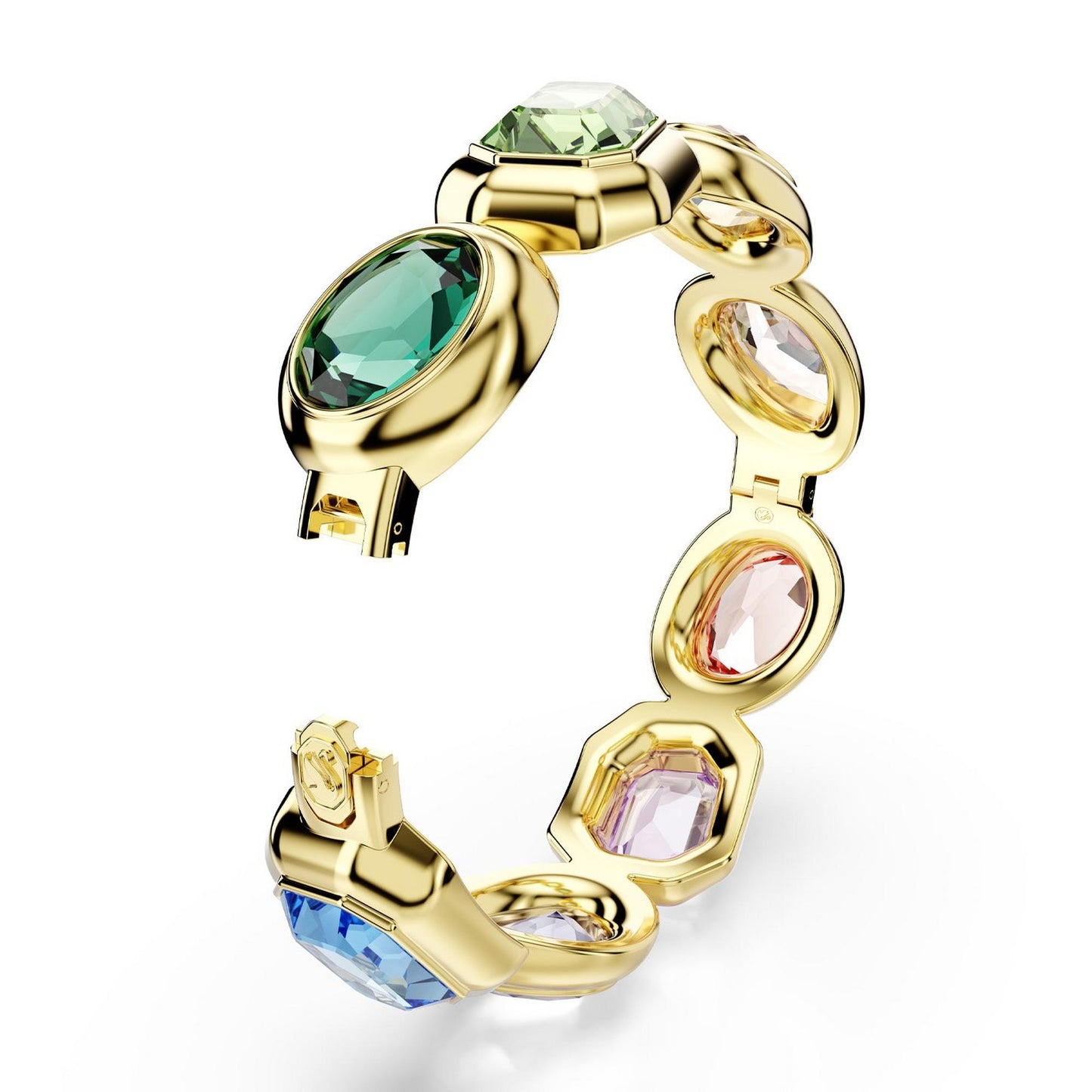 Gema Yellow Gold Tone Cuff Bangle