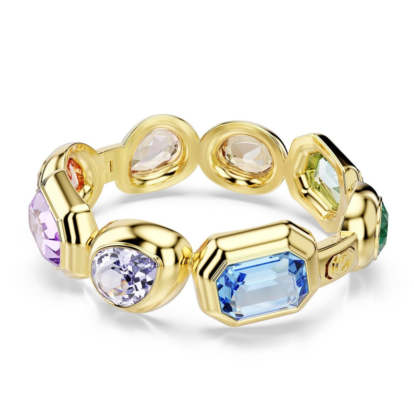Gema Yellow Gold Tone Cuff Bangle