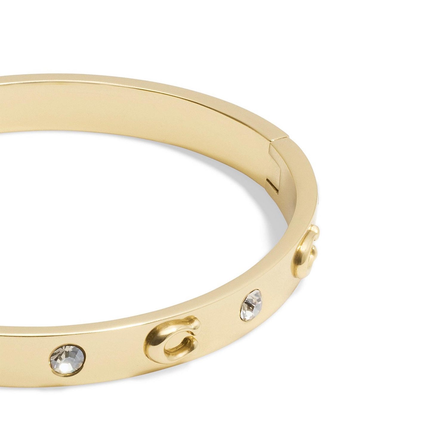 Gold Tone CZ Bangle