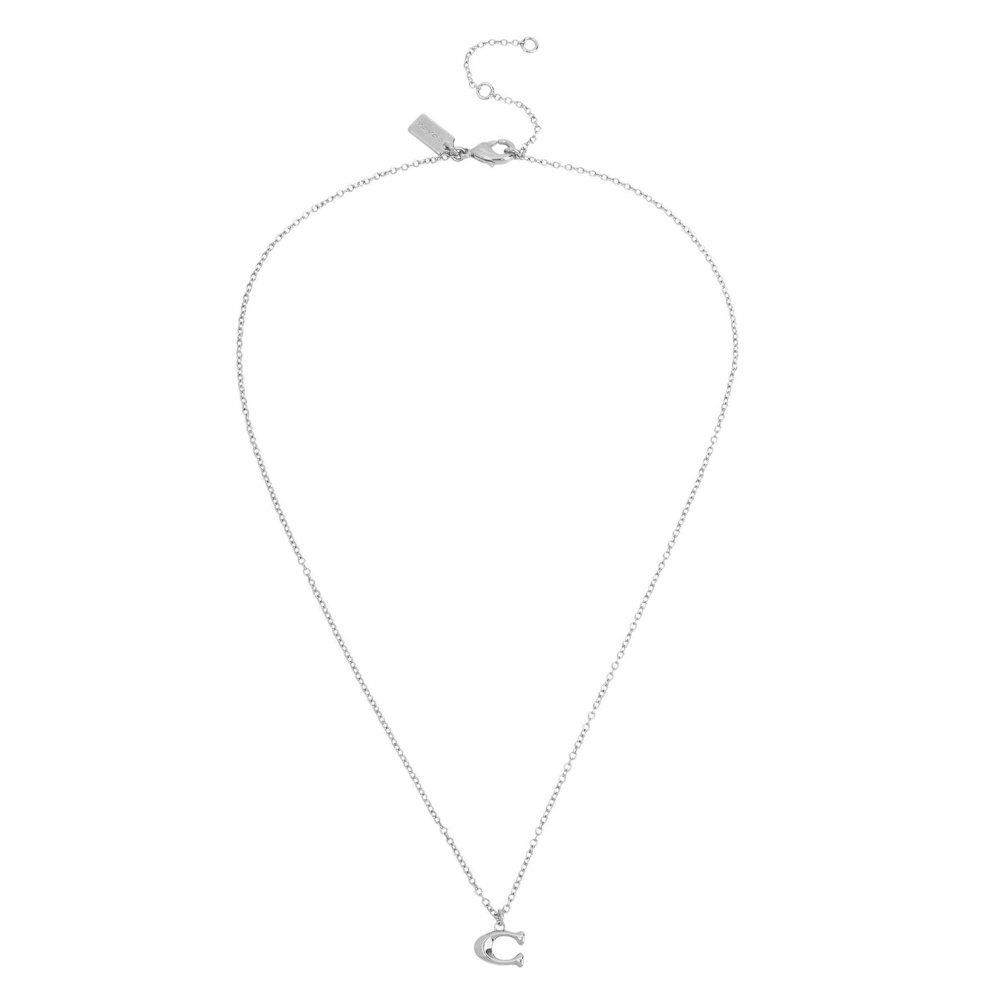 Signature C Silver Pendant
