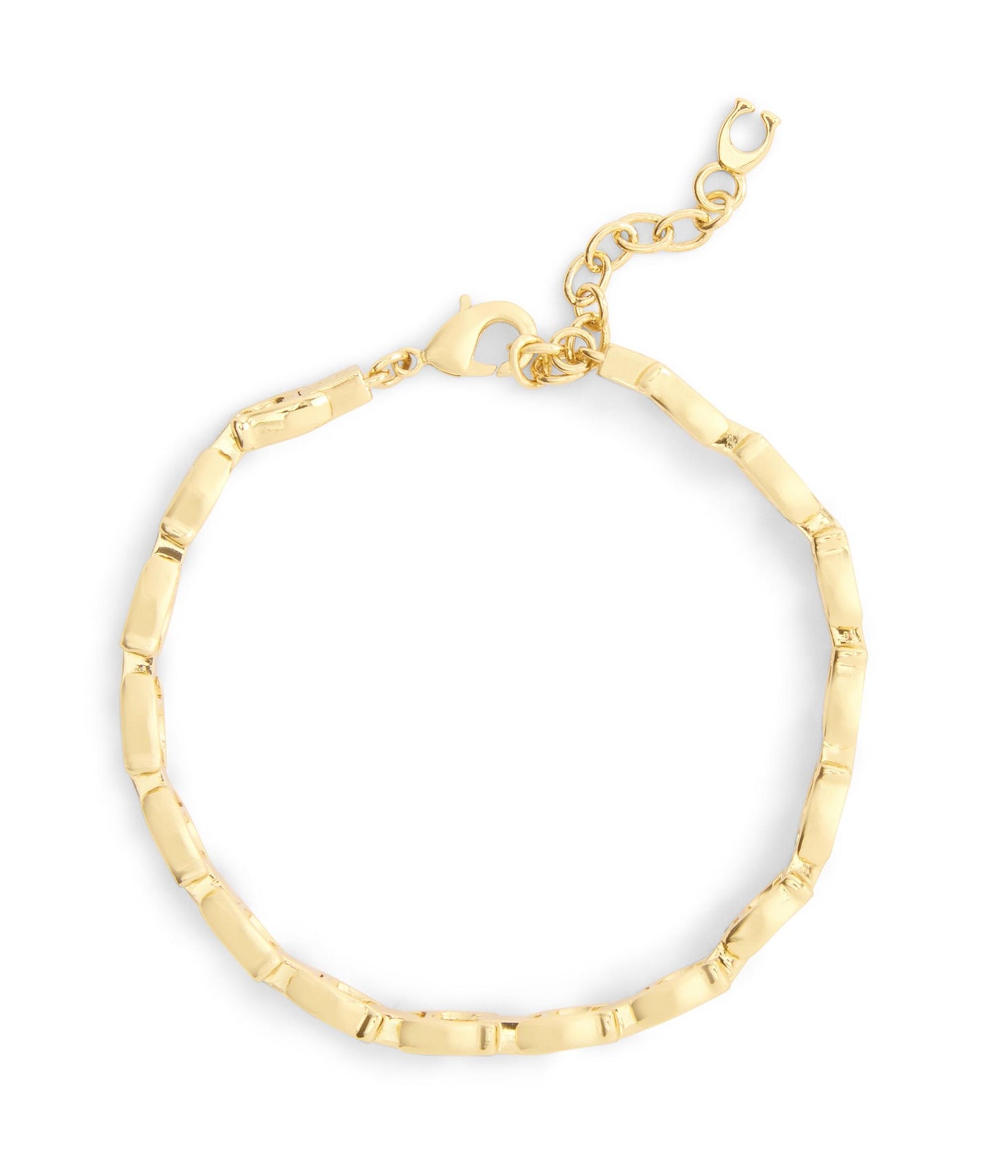 Yellow Gold Tone Link Bracelet