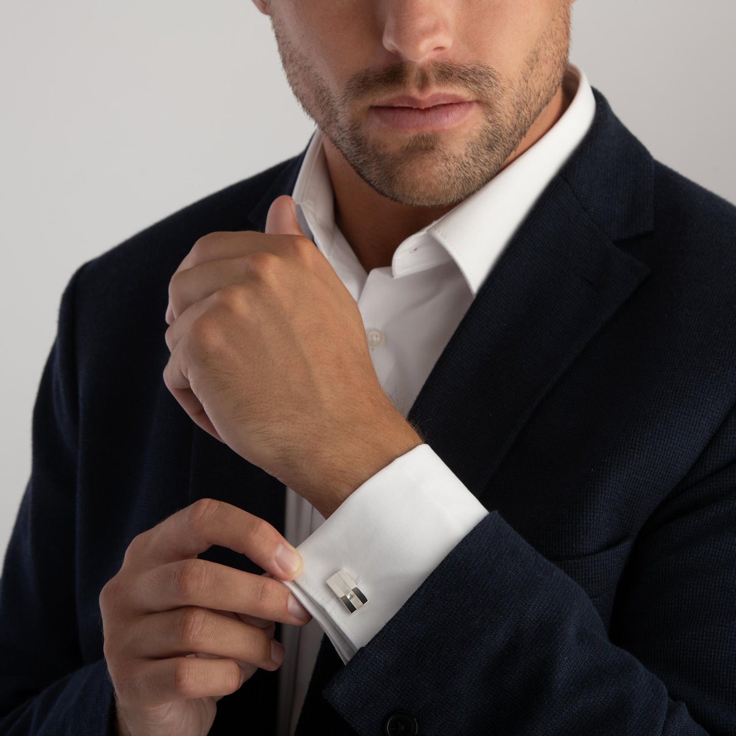 Silver & Mother of Pearl Cufflinks