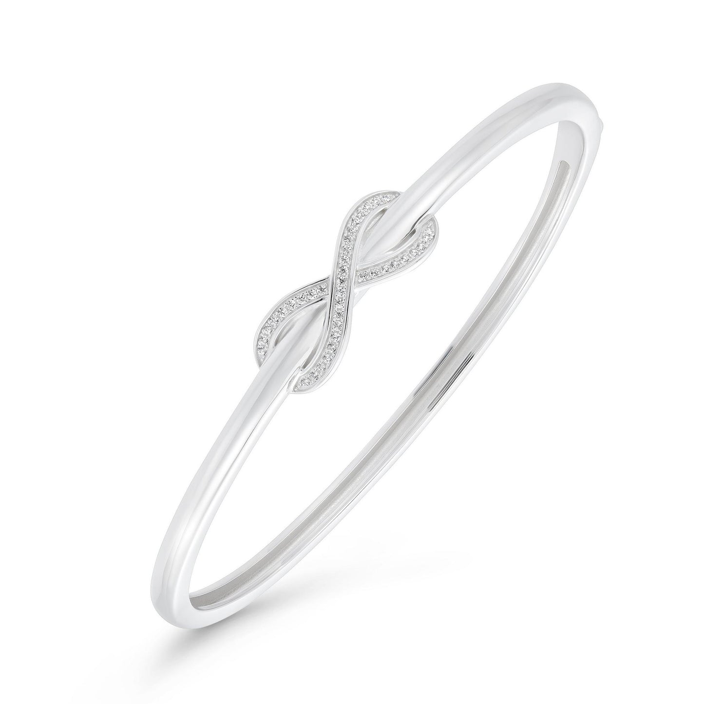 CZ Infinity Bangle