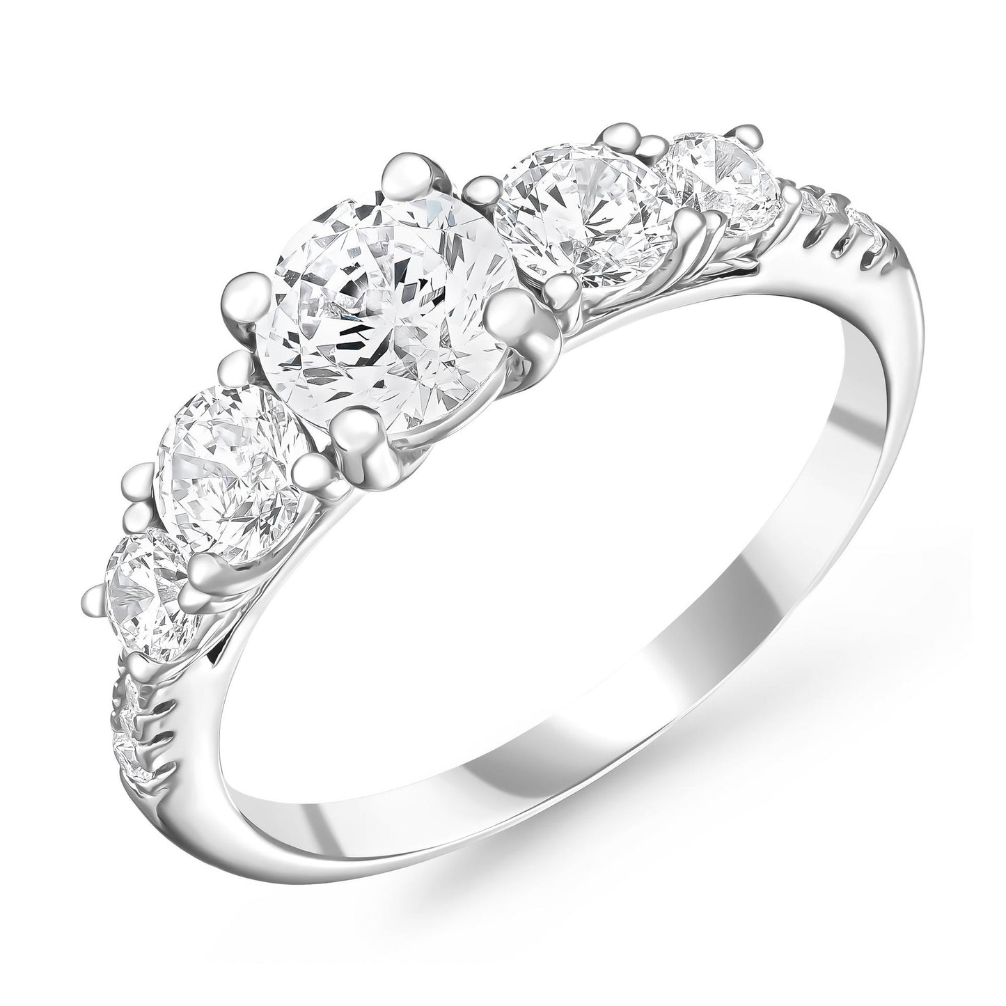 Silver CZ Ring