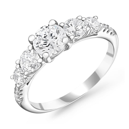 Silver CZ Ring