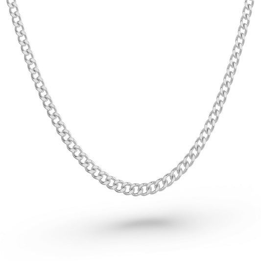Silver Curb Chain