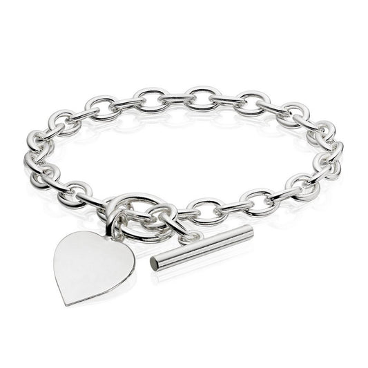 Silver Heart Bracelet