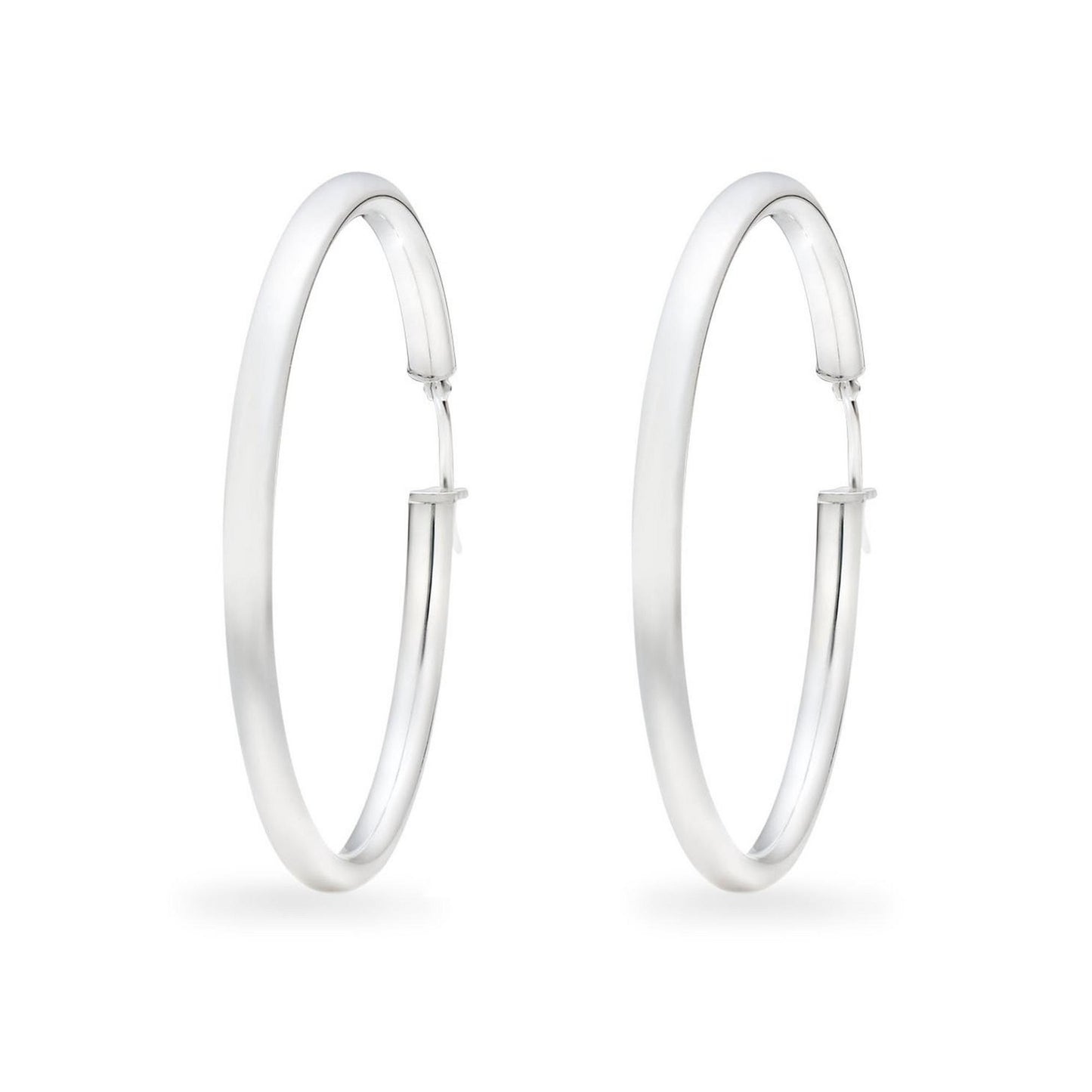 Silver Hoop Earrings