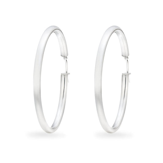 Silver Hoop Earrings