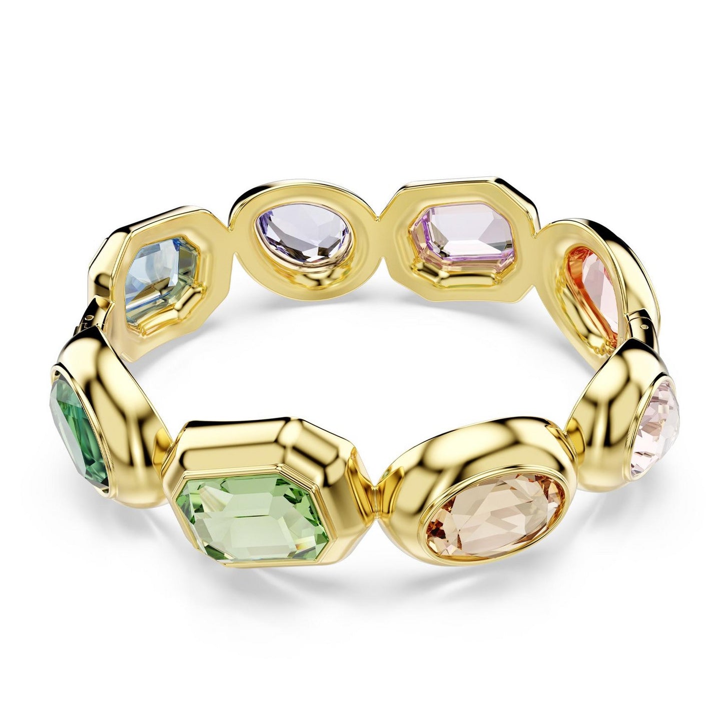 Gema Yellow Gold Tone Cuff Bangle