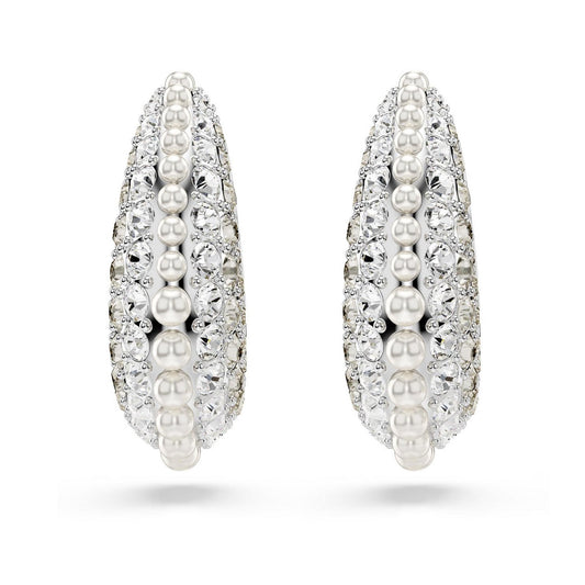 Crystal & Pearl Drop Earrings