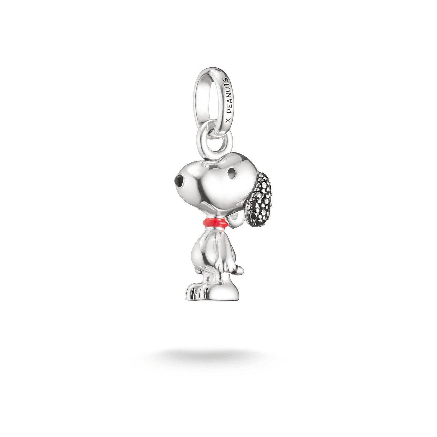 Connect Silver Cubic Zirconia Snoopy Charm