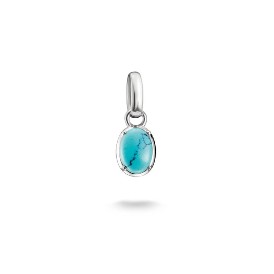 Connect Silver December Birthstone Charm