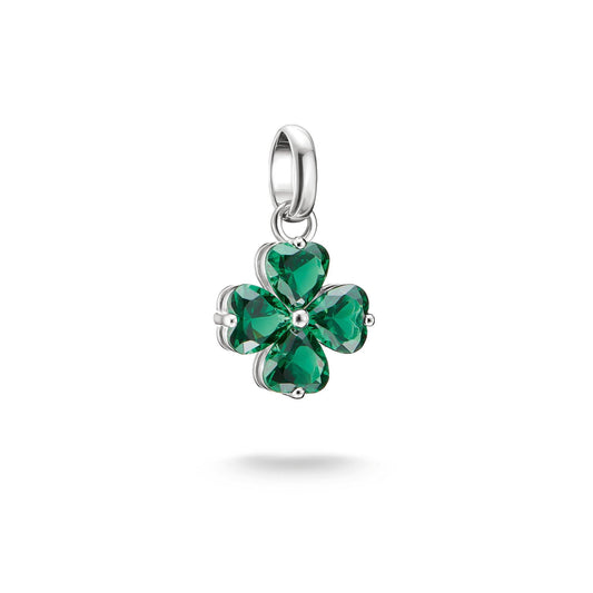 Connect Silver Four Leaf Clover Charm