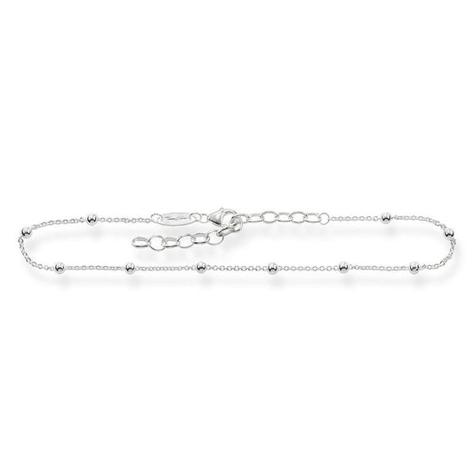 Glam Soul Silver Anklet