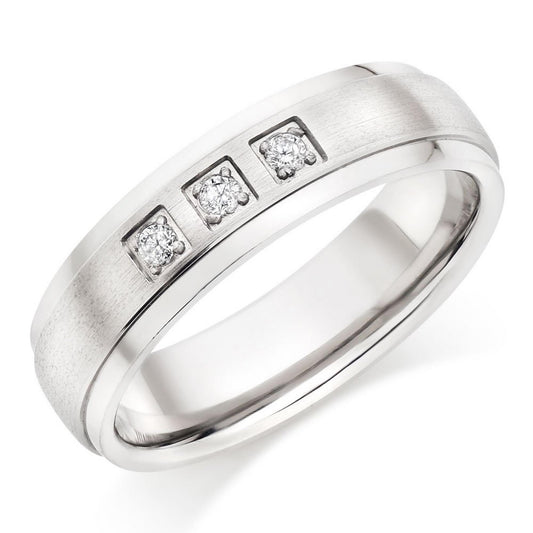 Titanium Diamond Ring
