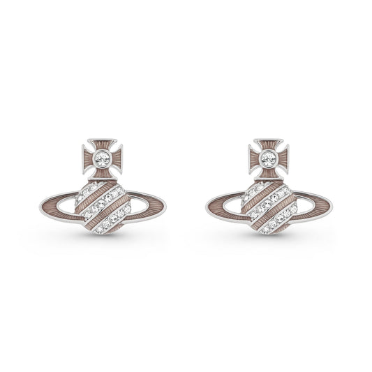 Silver CZ Stud Earrings