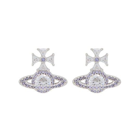 Silver CZ Stud Earrings (Mila Style)