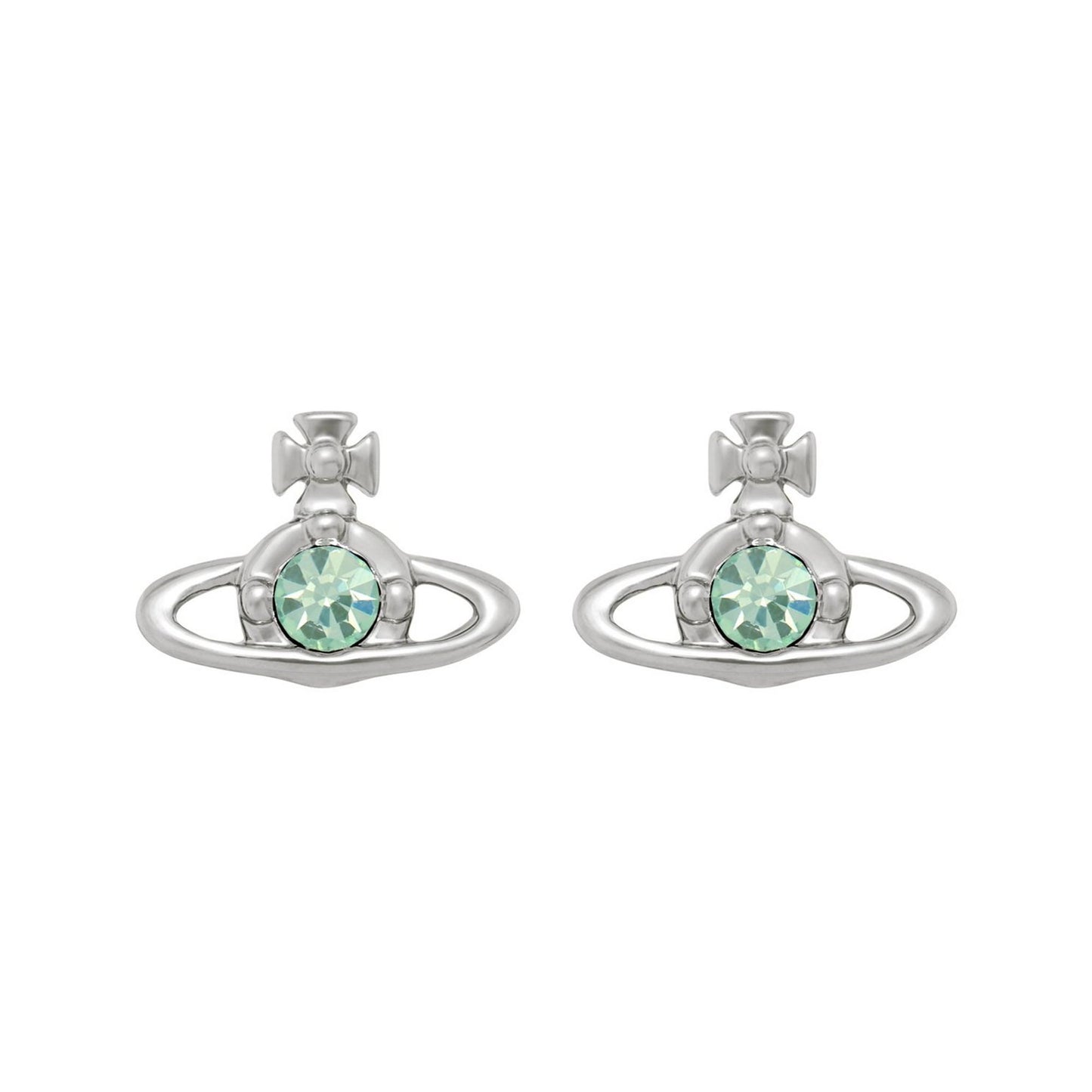 White Gold Tone Earrings